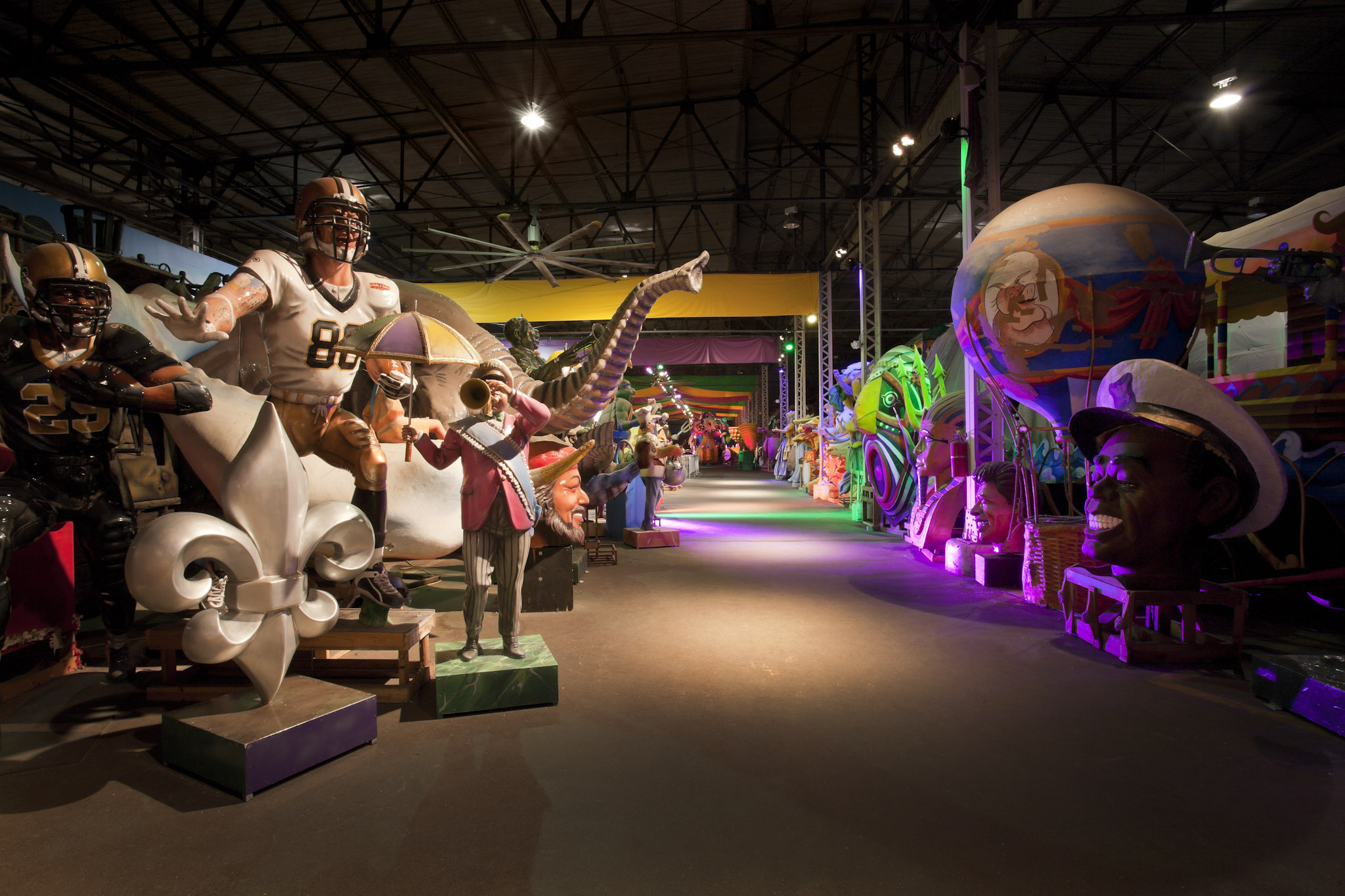mardi gras world float den annex